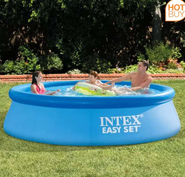 Intex 10ft (3.05m) Easy Set Ring Pool with Water Filter Pump
